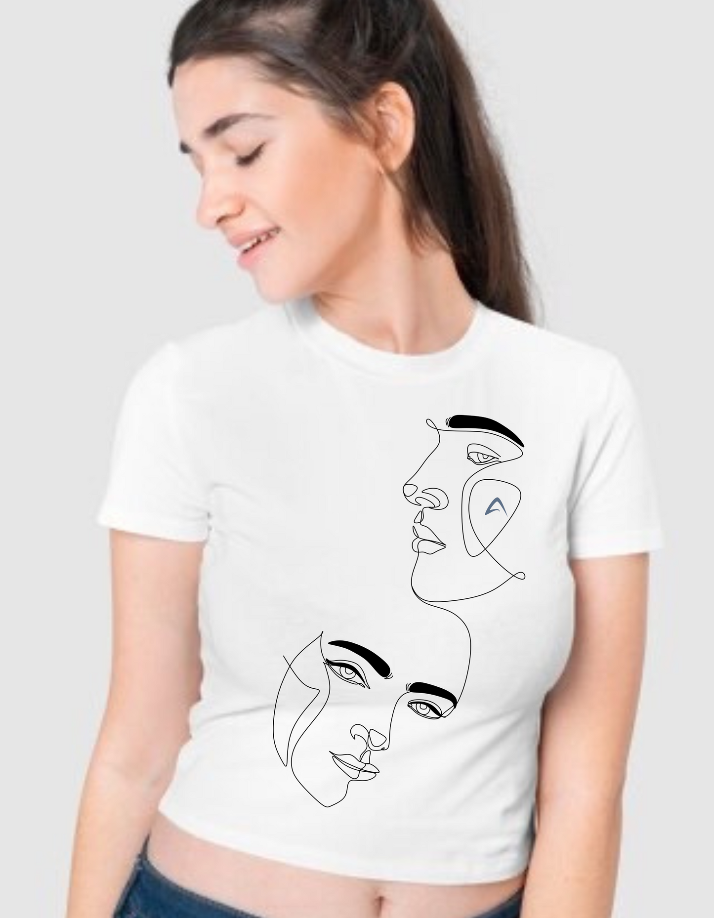 CROP GIRLS COTTON T.SHIRTS