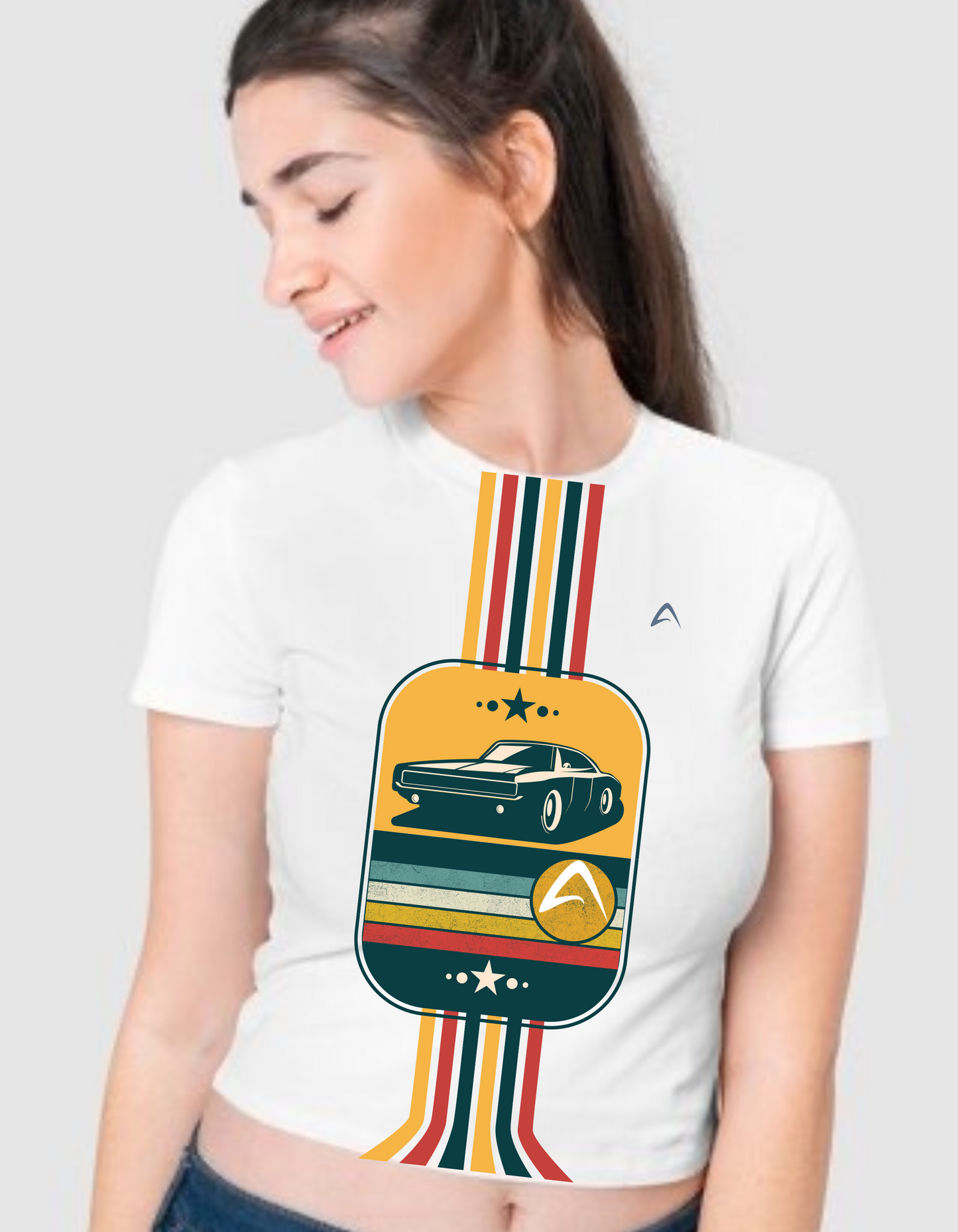 CROP GIRLS COTTON T.SHIRTS