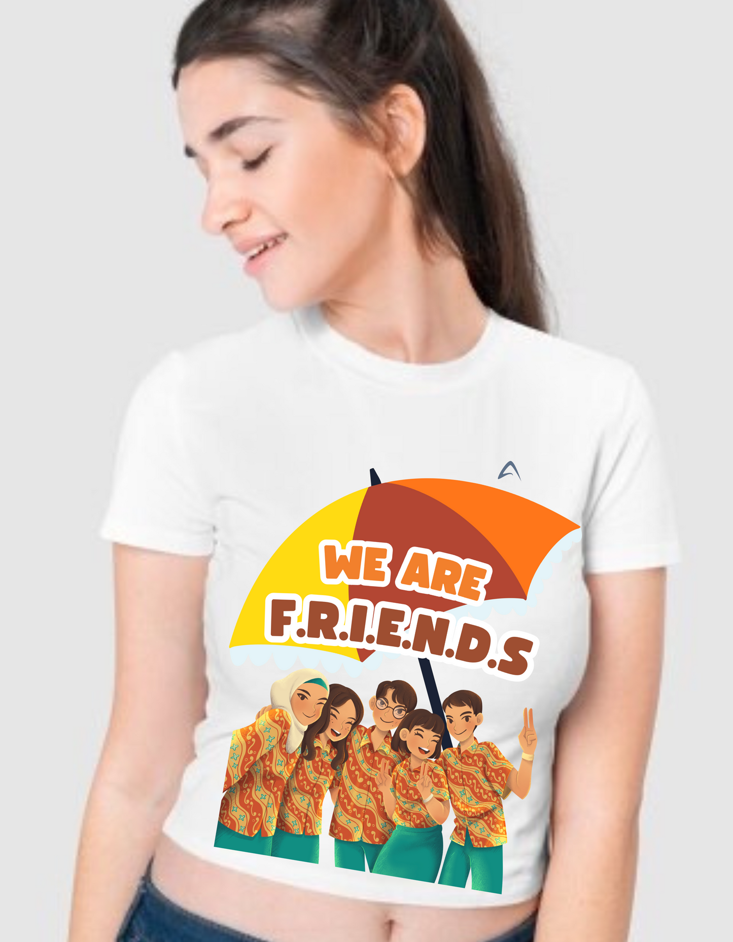 CROP GIRLS COTTON T.SHIRTS