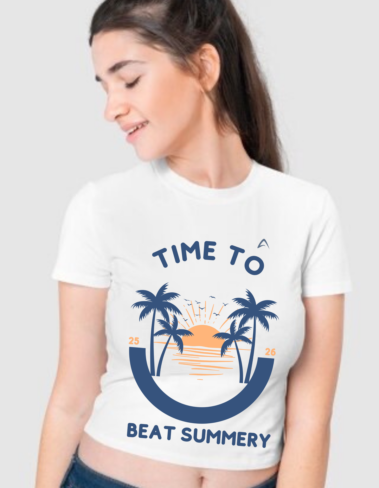 CROP GIRLS COTTON T.SHIRTS