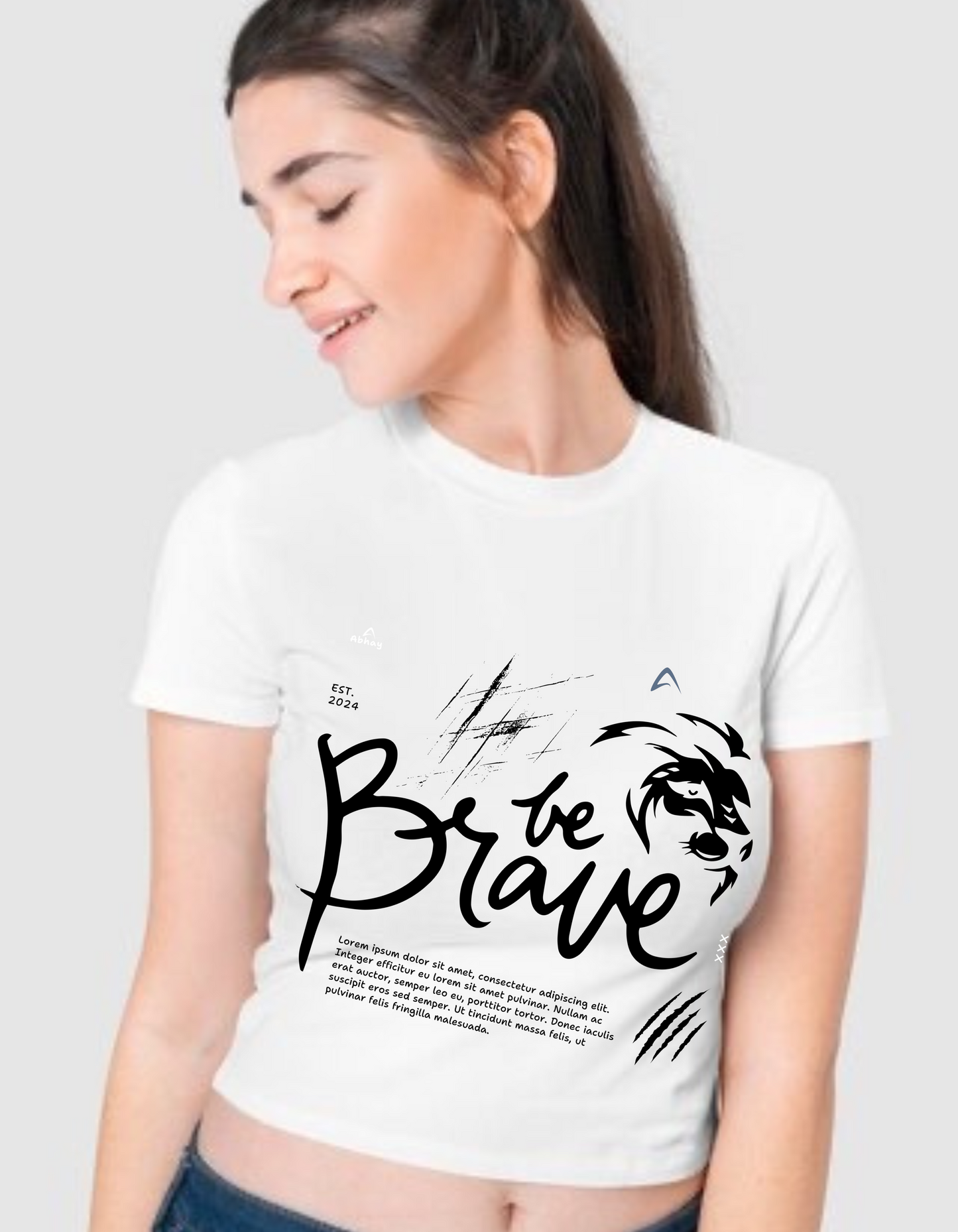 CROP GIRLS COTTON T.SHIRTS