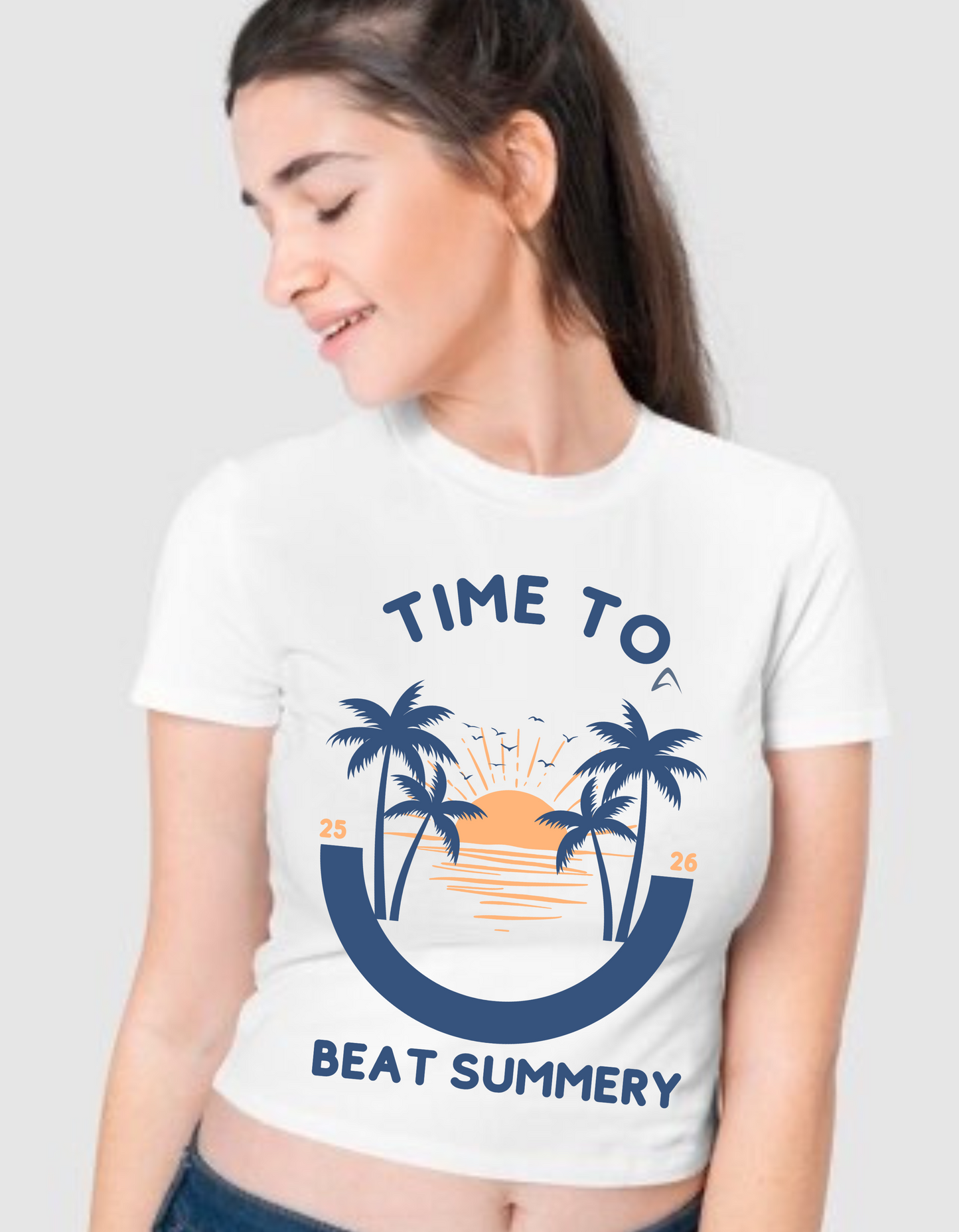 CROP GIRLS COTTON T.SHIRTS