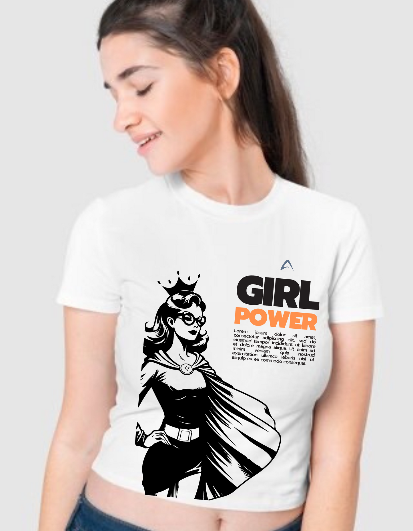 CROP GIRLS COTTON T.SHIRTS