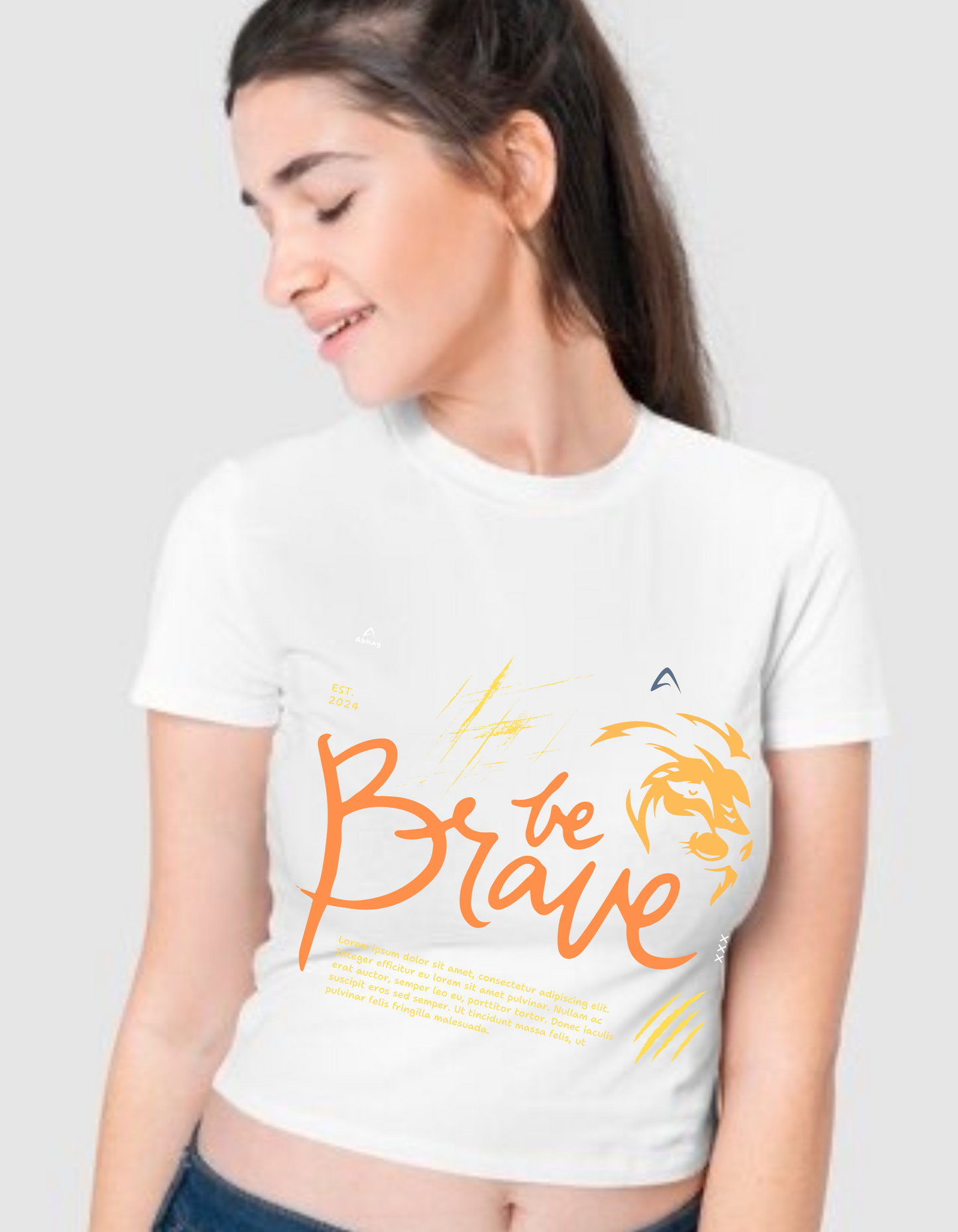 CROP GIRLS COTTON T.SHIRTS
